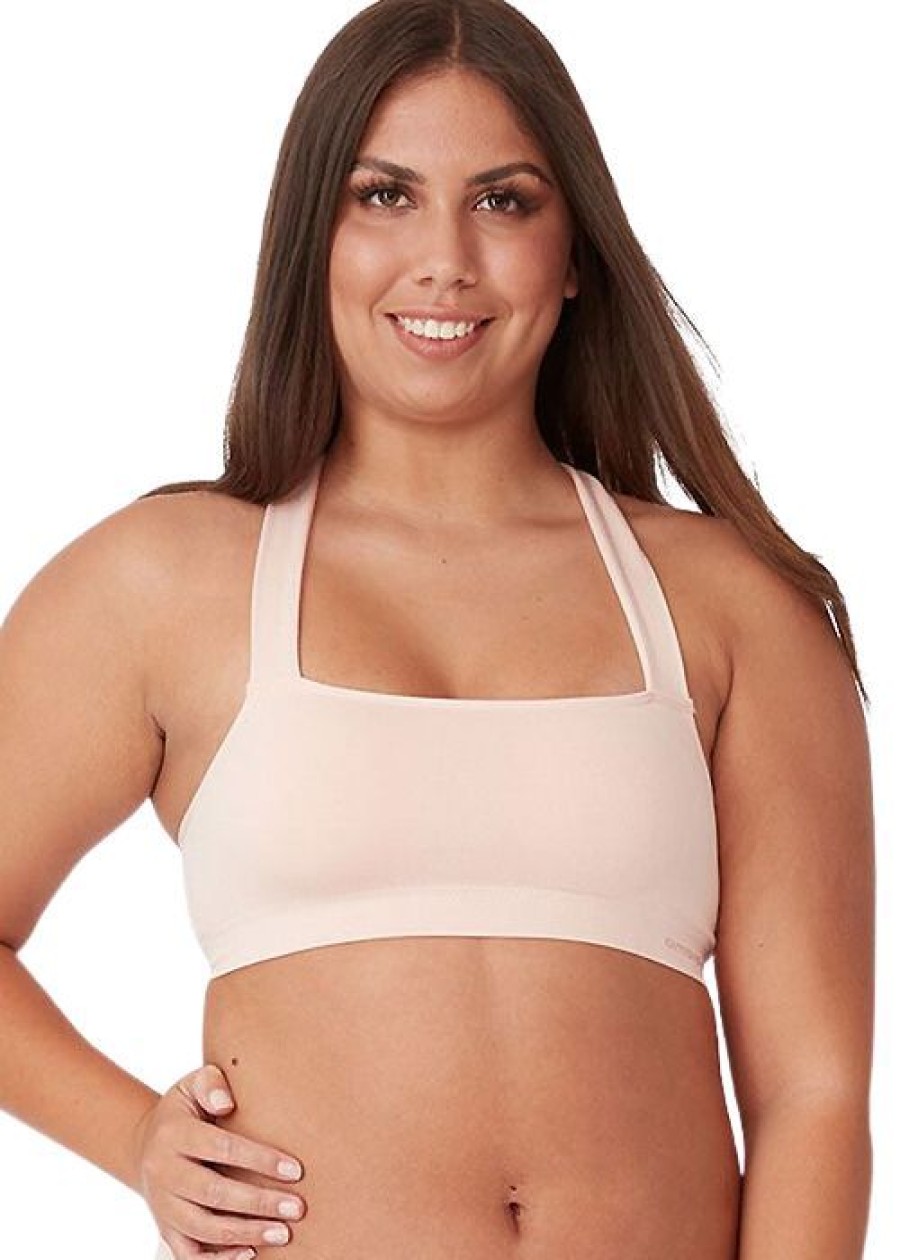 Bare Essentials Recycled Nylon Moulded Wirefree Bra - Black